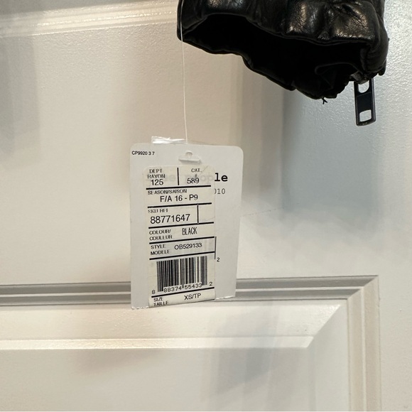 Free People Asheville Vegan Leather Jacket XS - Picture 8 of 9